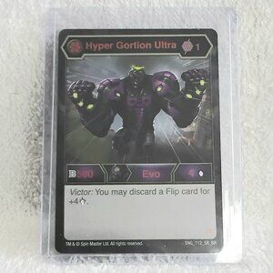 3/$25 Mint Bakugan Hyper Gorthion Ultra ENG_112_SR_BR Card by Spinmaster!!
